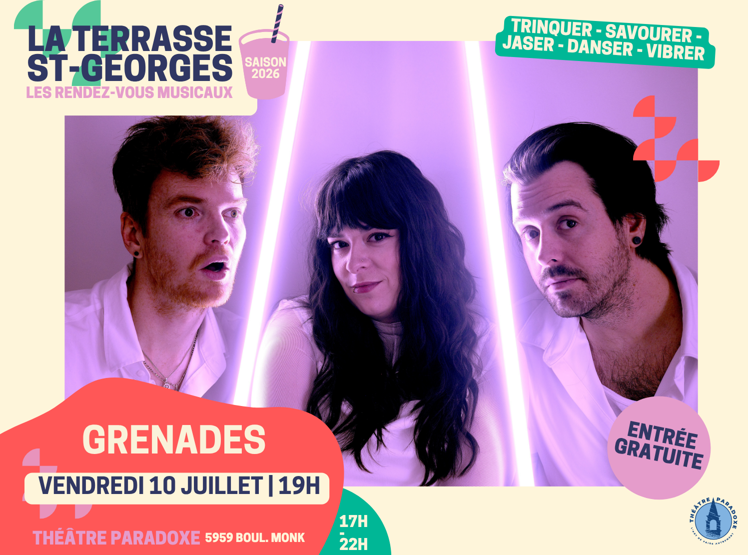 GRENADES x LA TERRASSE ST-GEORGES