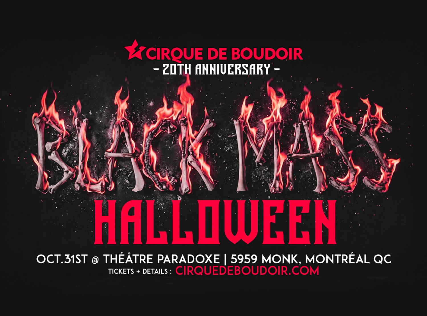 Cirque De Boudoir : Black Mass Halloween