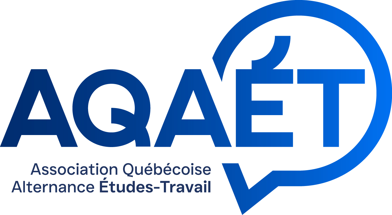 Logo Association québécoise d'alternance études-travail