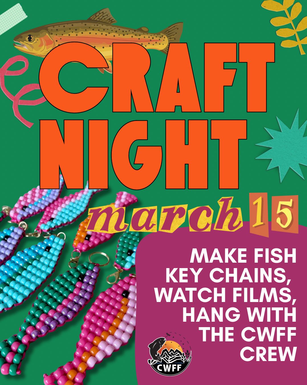 Craft Night: Fish Keychains