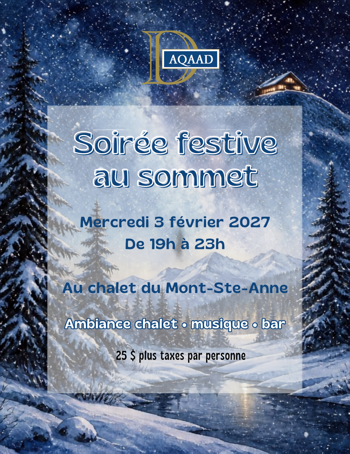 Soirée festive au sommet 2027