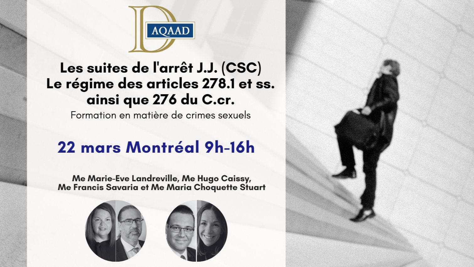Montréal-Les suites de l'arrêt J.J. (CSC) - Le régime des articles 276 du C.cr. et 278.1 et ss.