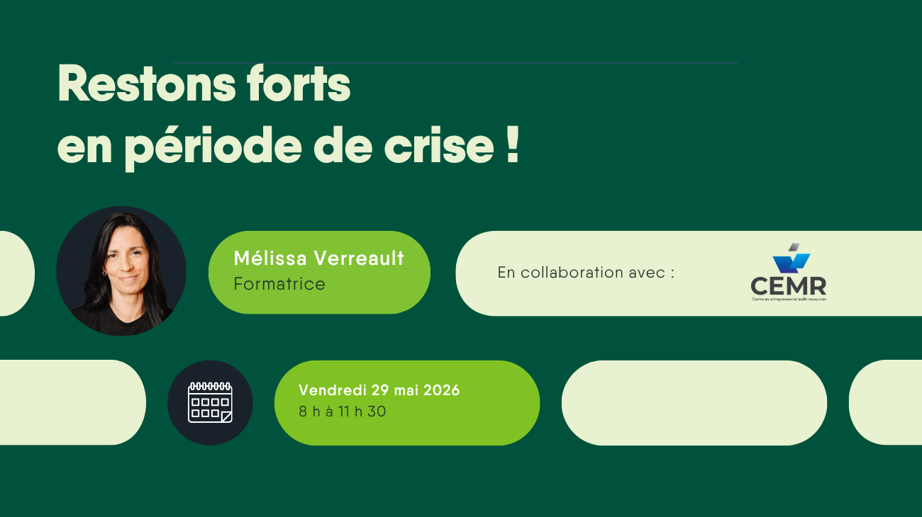 Formation RH en ligne - Restons forts en période de crise