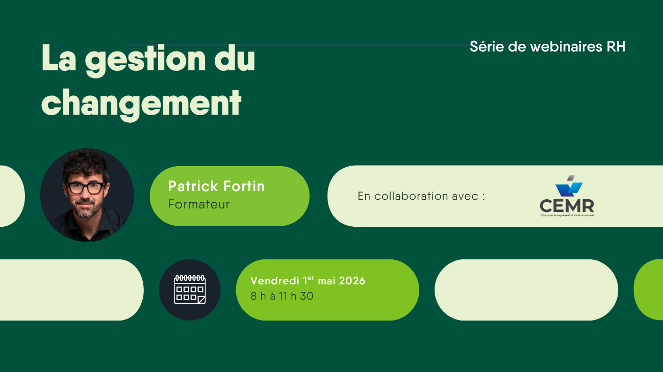 Webinaire RH - La gestion du changement