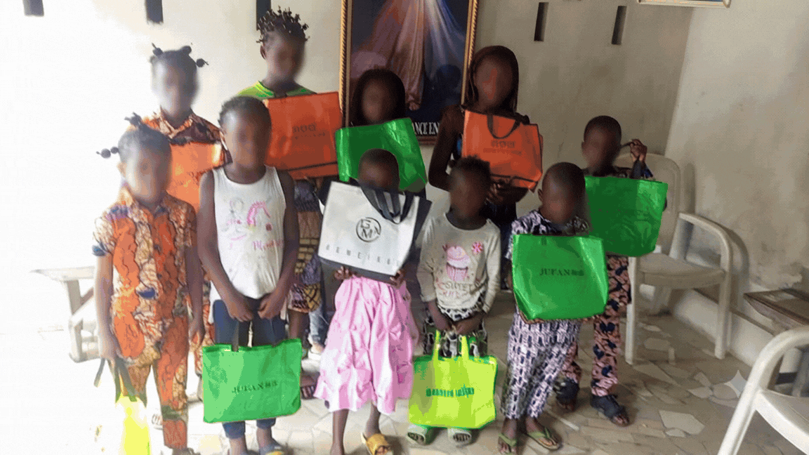 Major collection and distribution of school kits