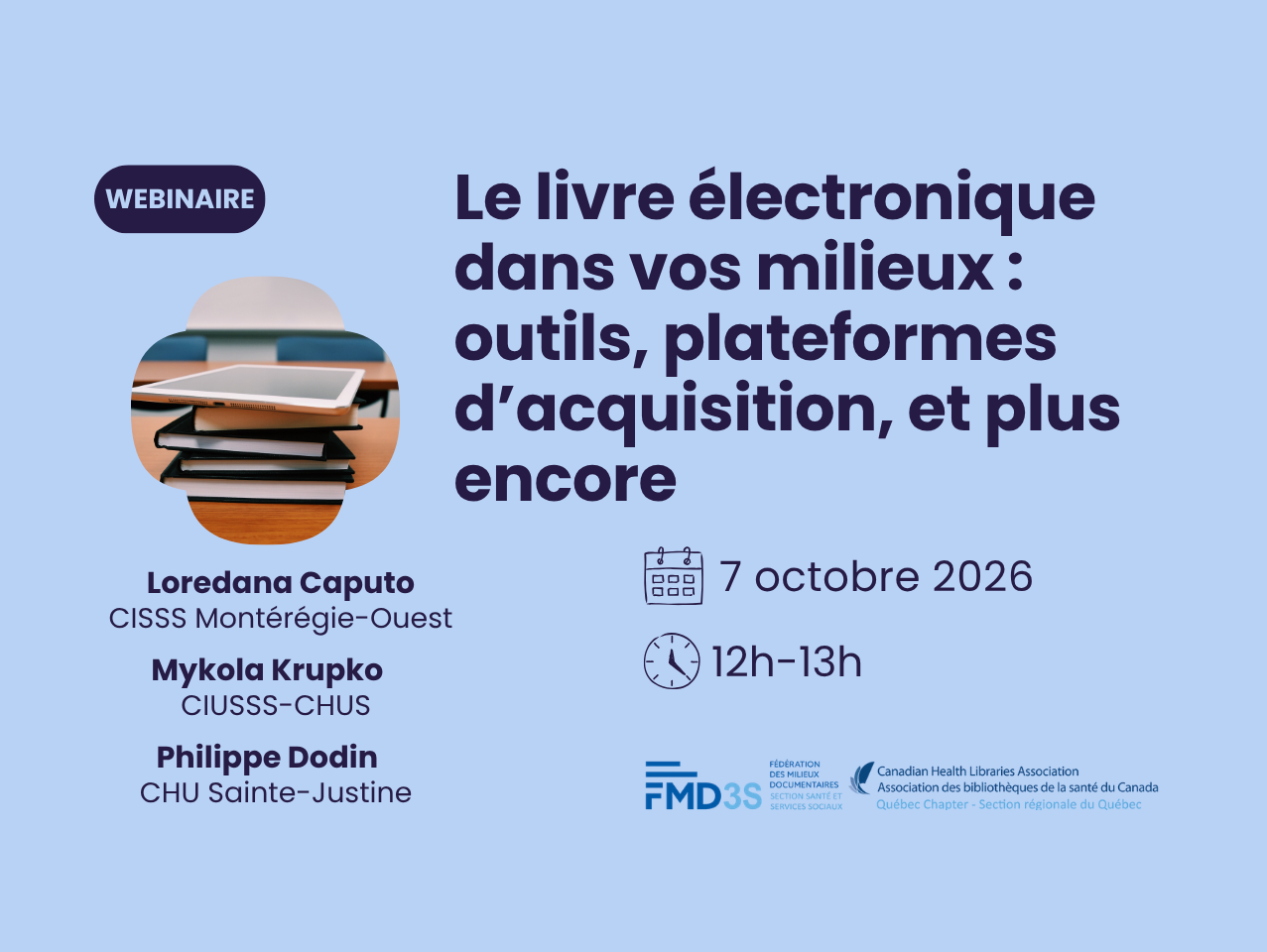Le livre électronique dans vos milieux : outils, plateformes d’acquisition, et plus encore