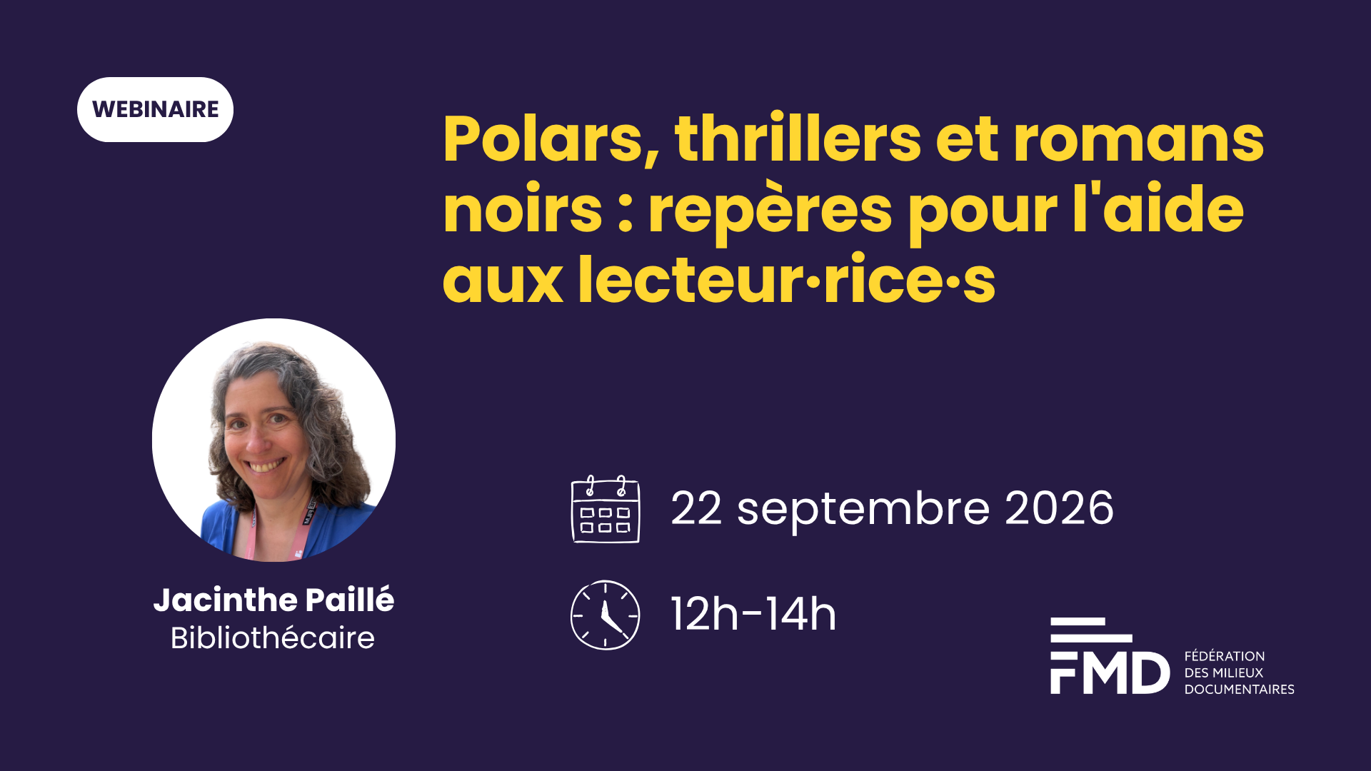 VISIONNEMENT: Polars, thrillers et romans noirs : repères pour l’aide aux lecteur·rice·s