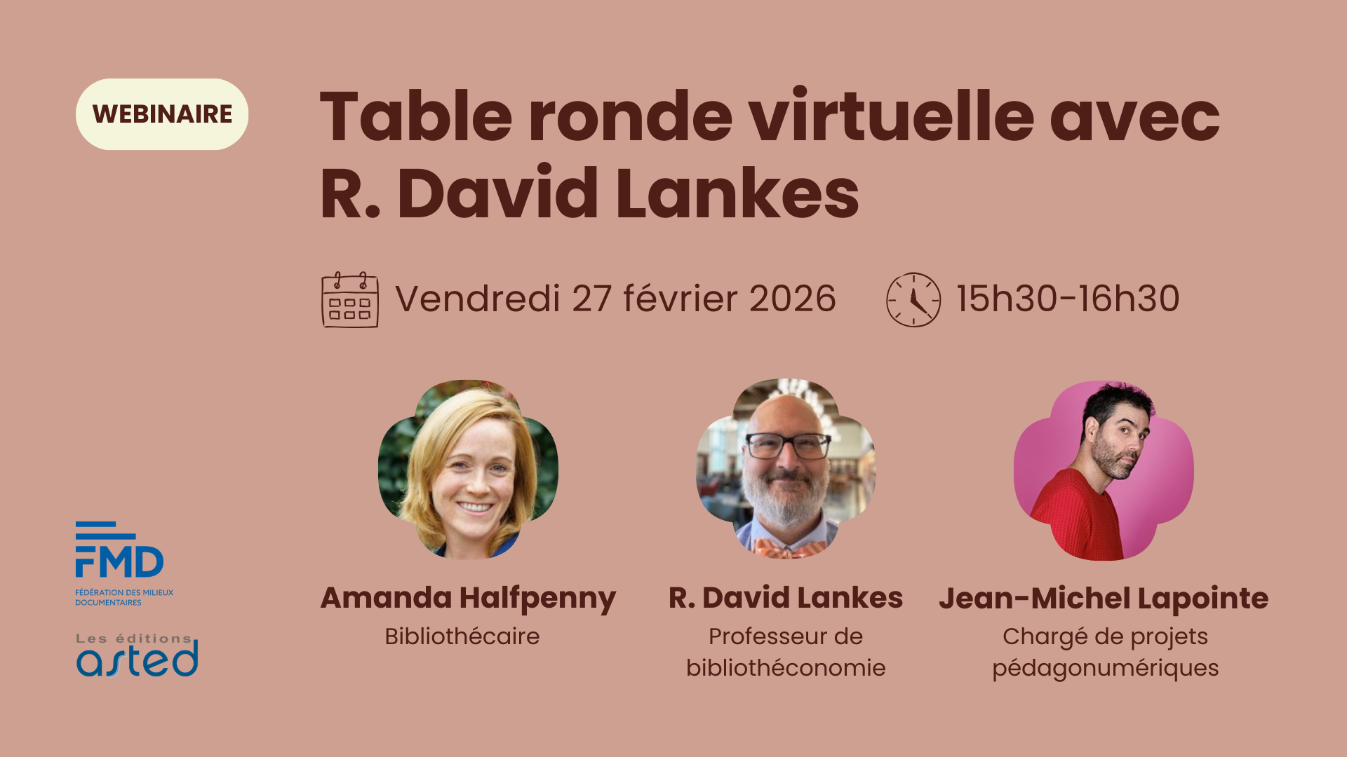 Table ronde virtuelle avec R. David Lankes