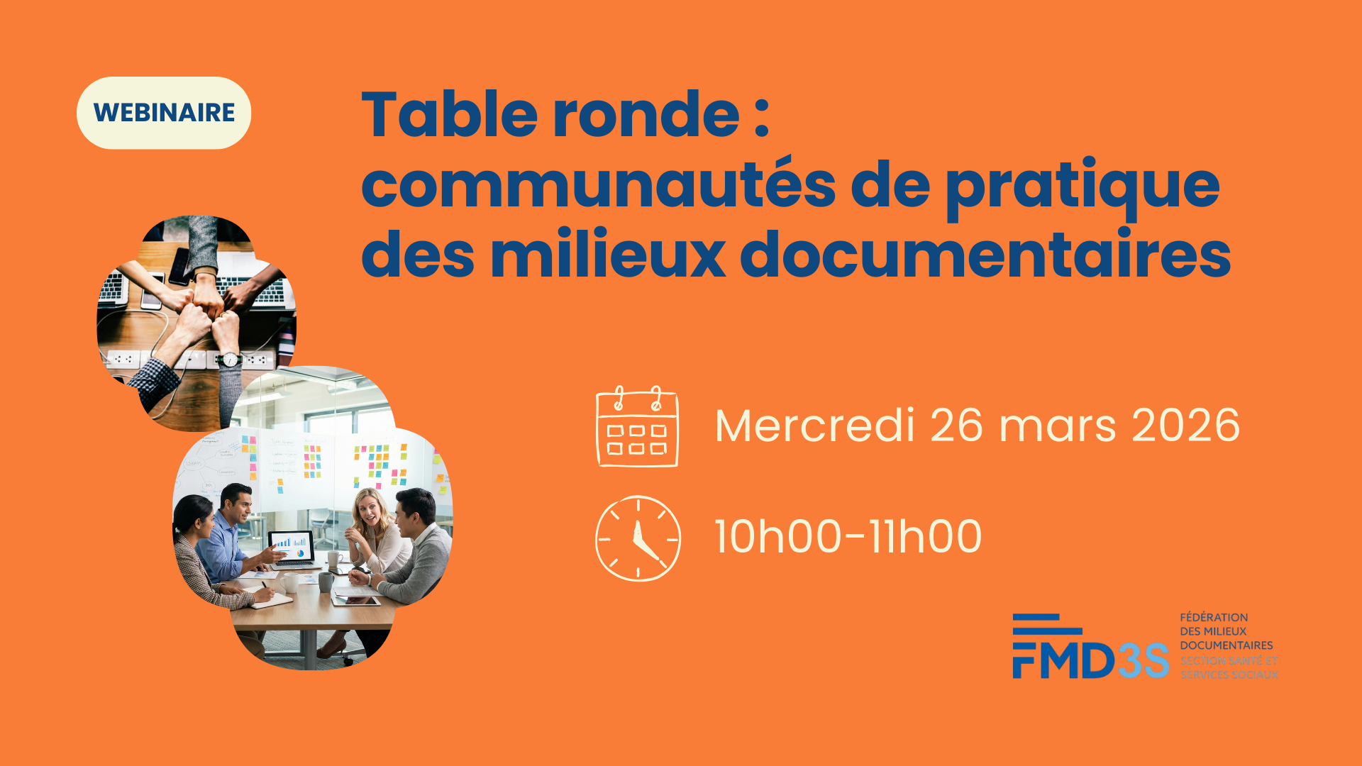 Table ronde : communautés de pratique des milieux documentaires