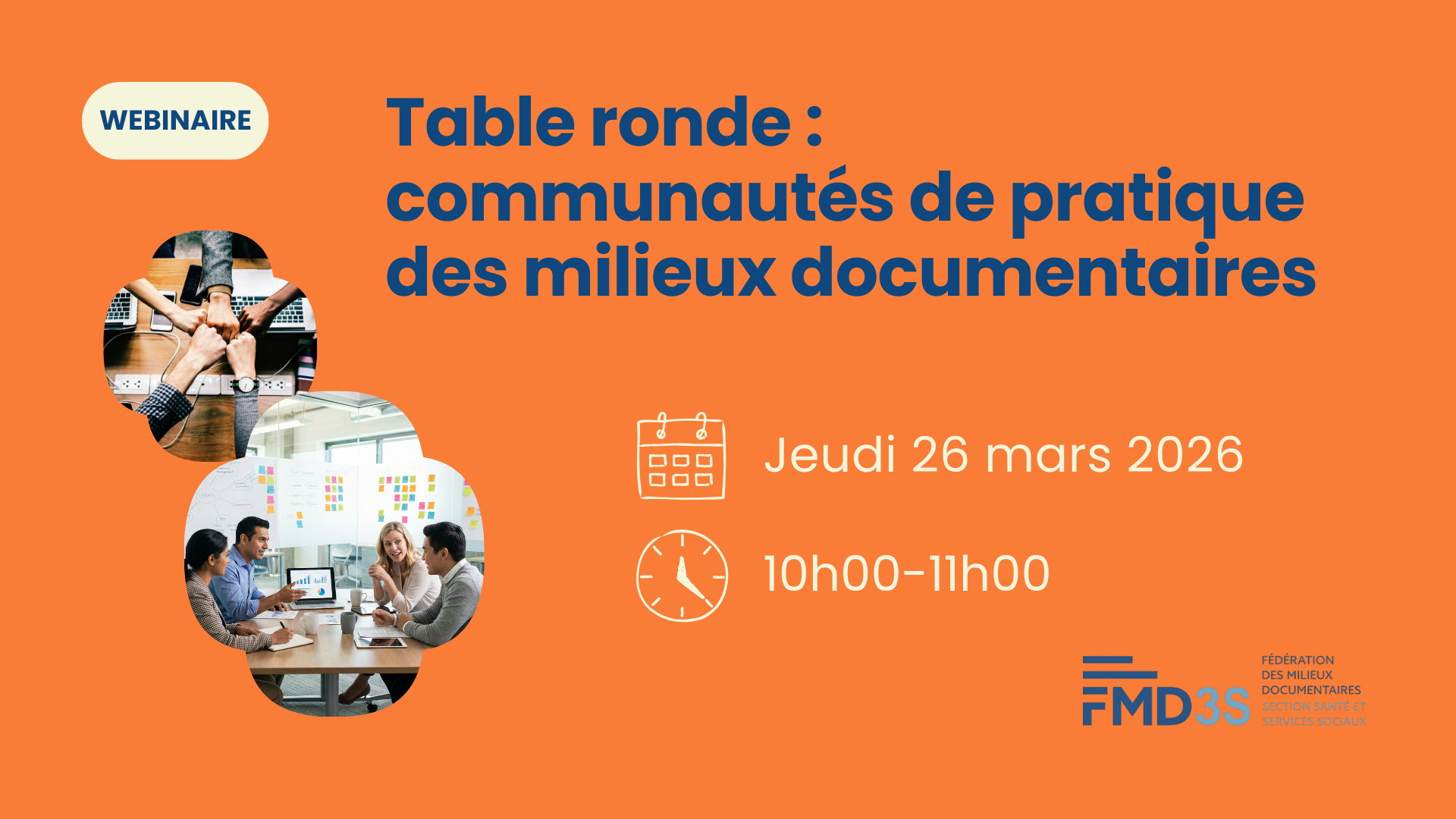 Table ronde : communautés de pratique des milieux documentaires
