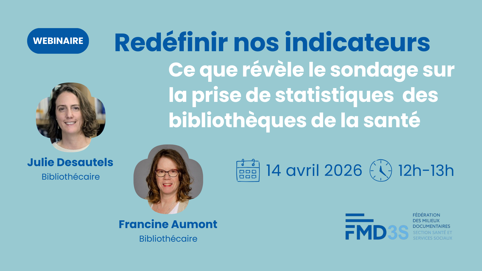 Redéfinir nos indicateurs : ce que révèle le sondage sur la prise de statistiques des bibliothèques de la santé