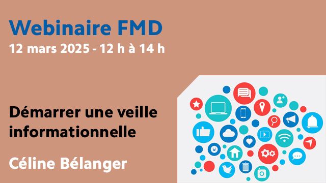 Webinaire 12 mars 2025 - Démarrer une veille informationnelle