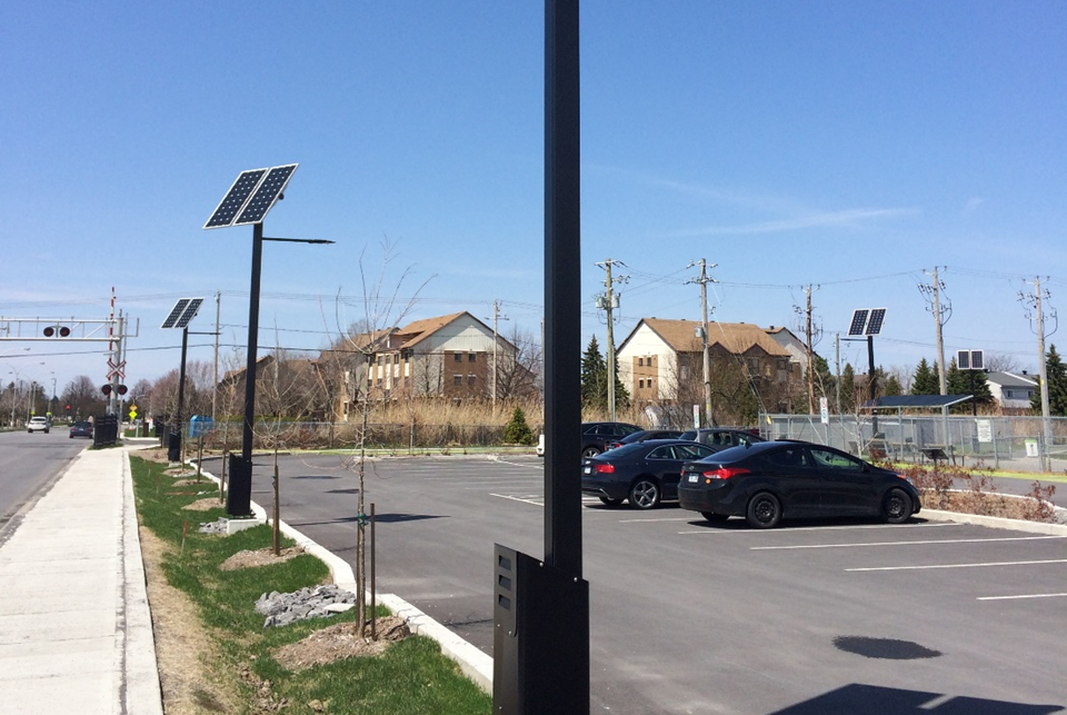Éclairage à l'énergie solaire