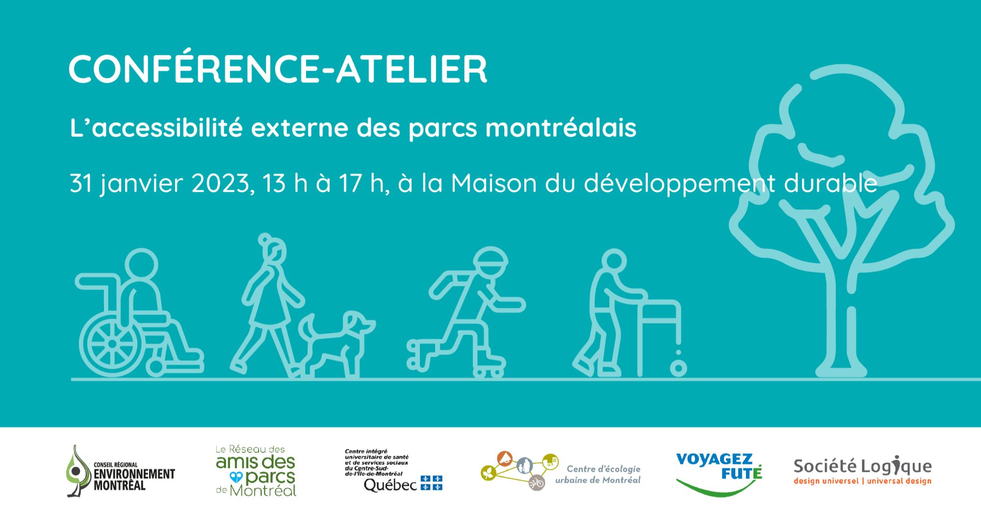 Conférence-atelier sur l’accessibilité externe des parcs à Montréal