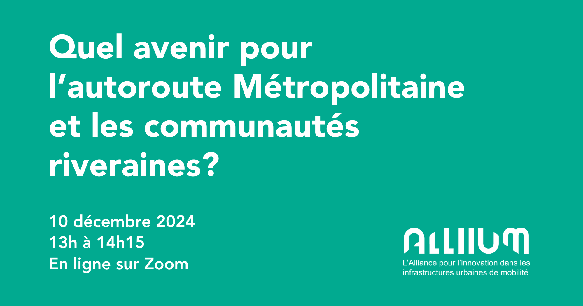 Quel avenir pour l’autoroute Métropolitaine et les communautés riveraines?