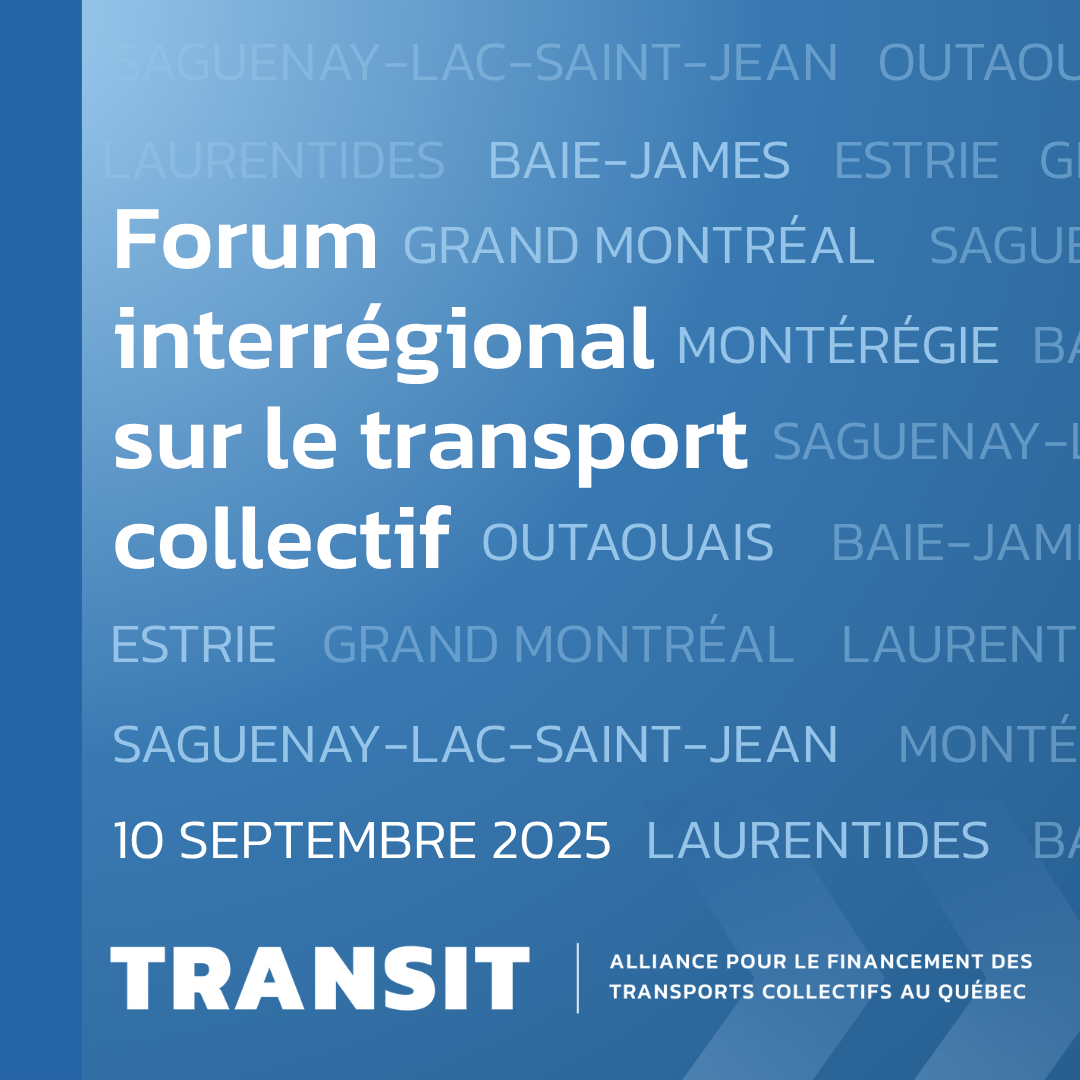 Forum interrégional sur le transport collectif