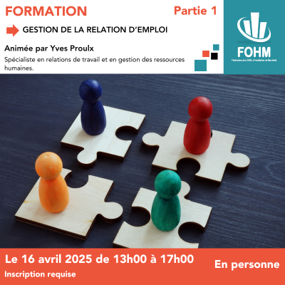 Gestion de la relation d'emploi (Partie 1)