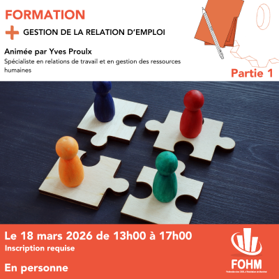 Gestion de la relation d'emploi (Partie 1)