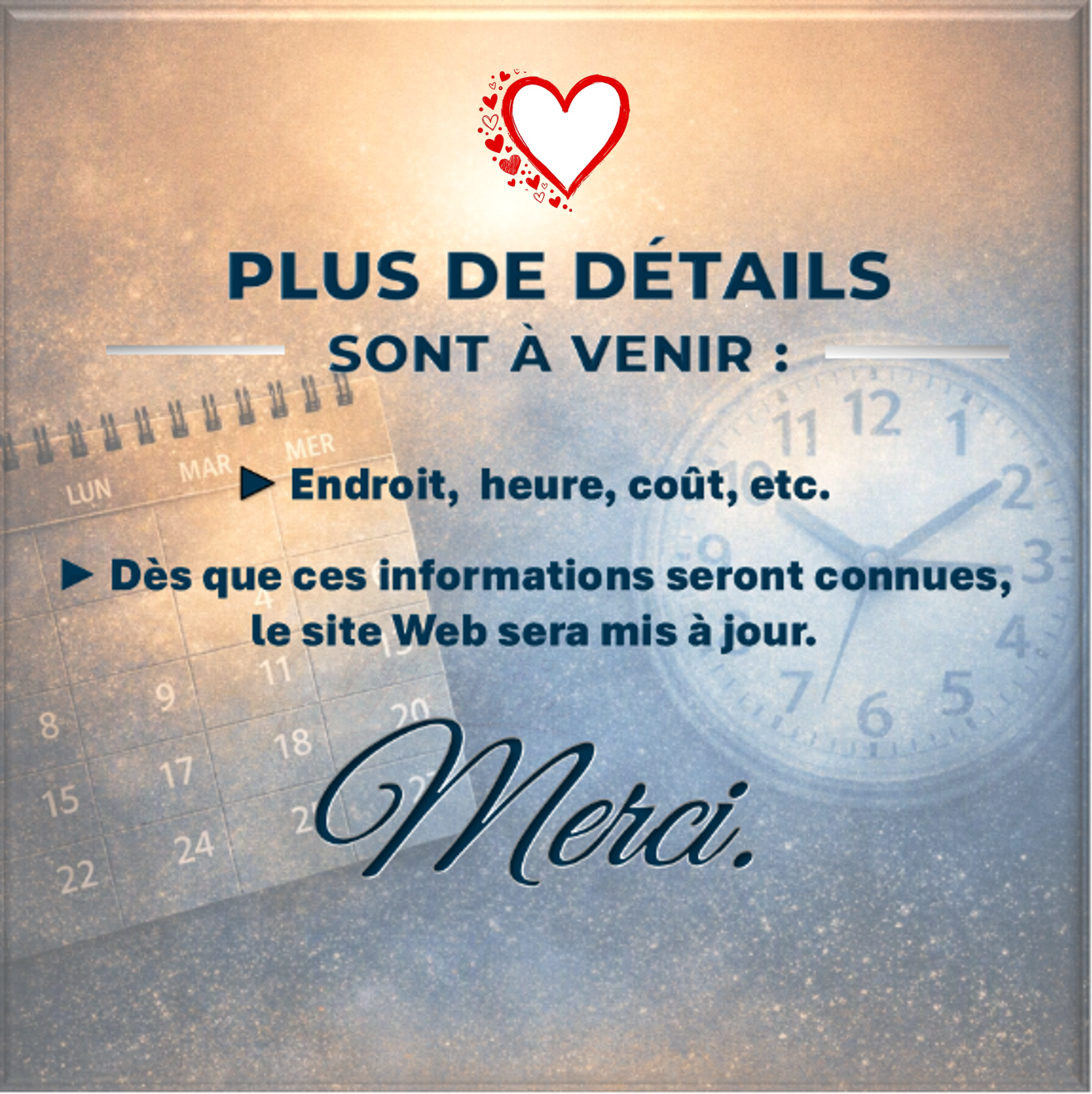 DÎNER DE LA ST-VALENTIN