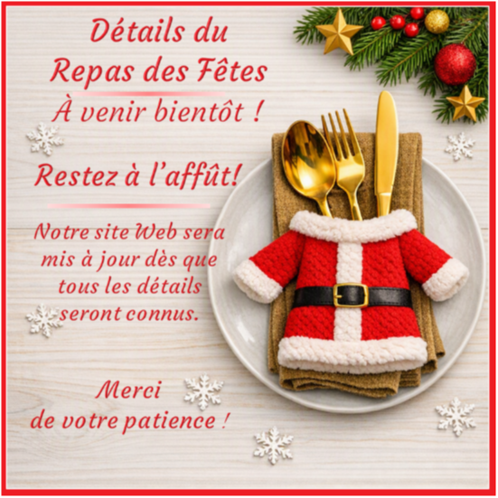 DÎNER DE NOËL