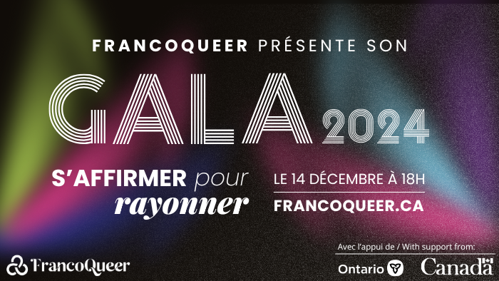 Gala annuel de FrancoQueer ~ S'affirmer pour rayonner