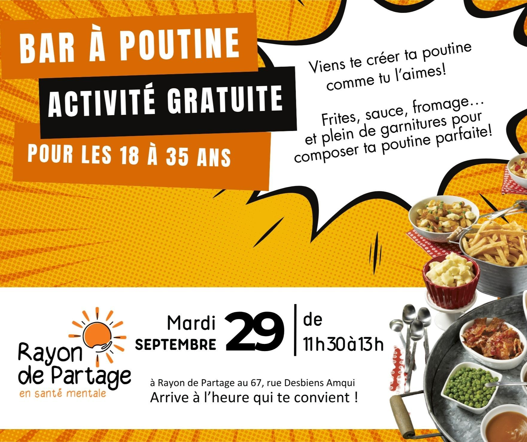 Bar à poutine 18-35 Ans