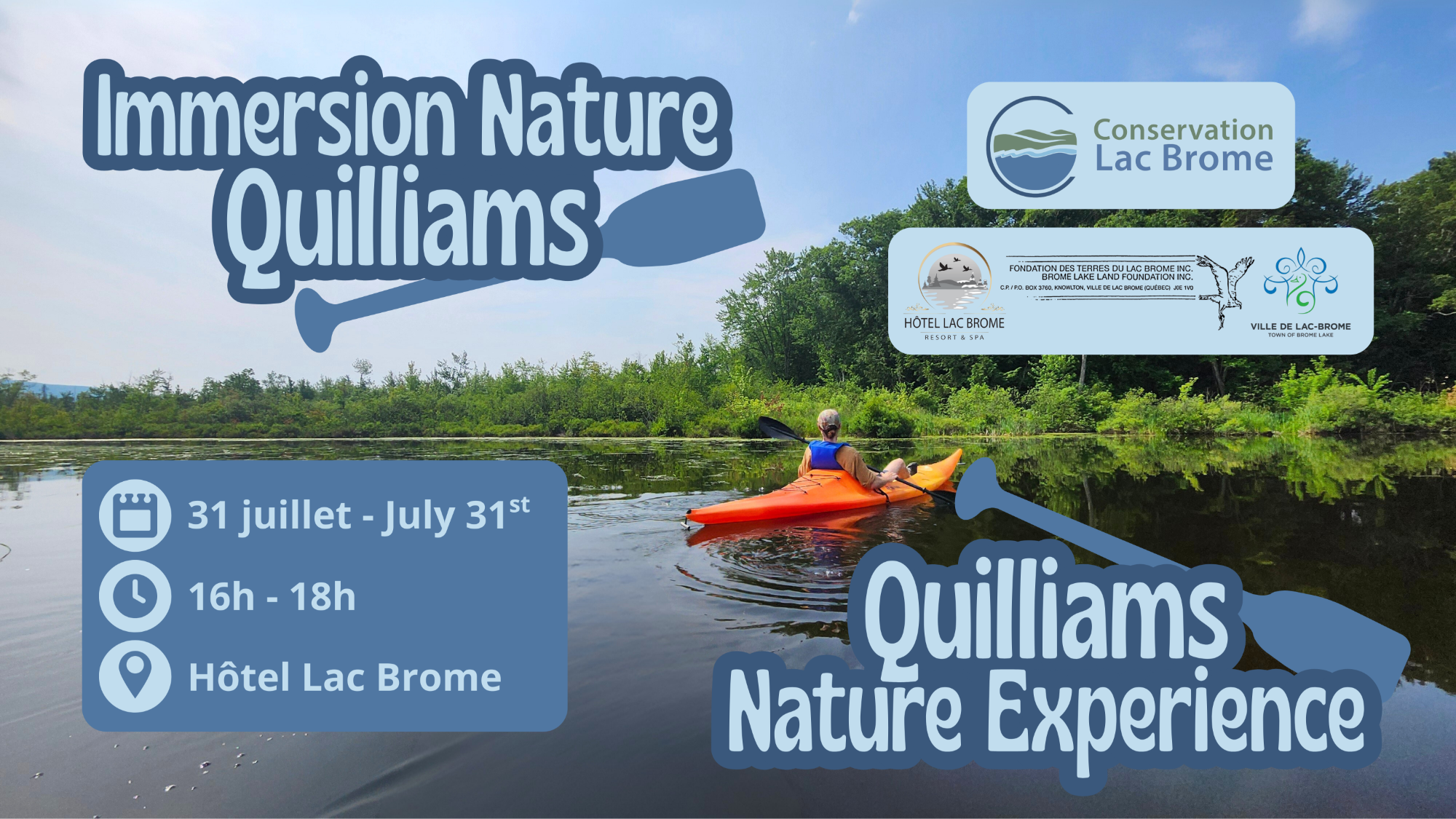 Événement de lancement - Immersion Nature Quilliams