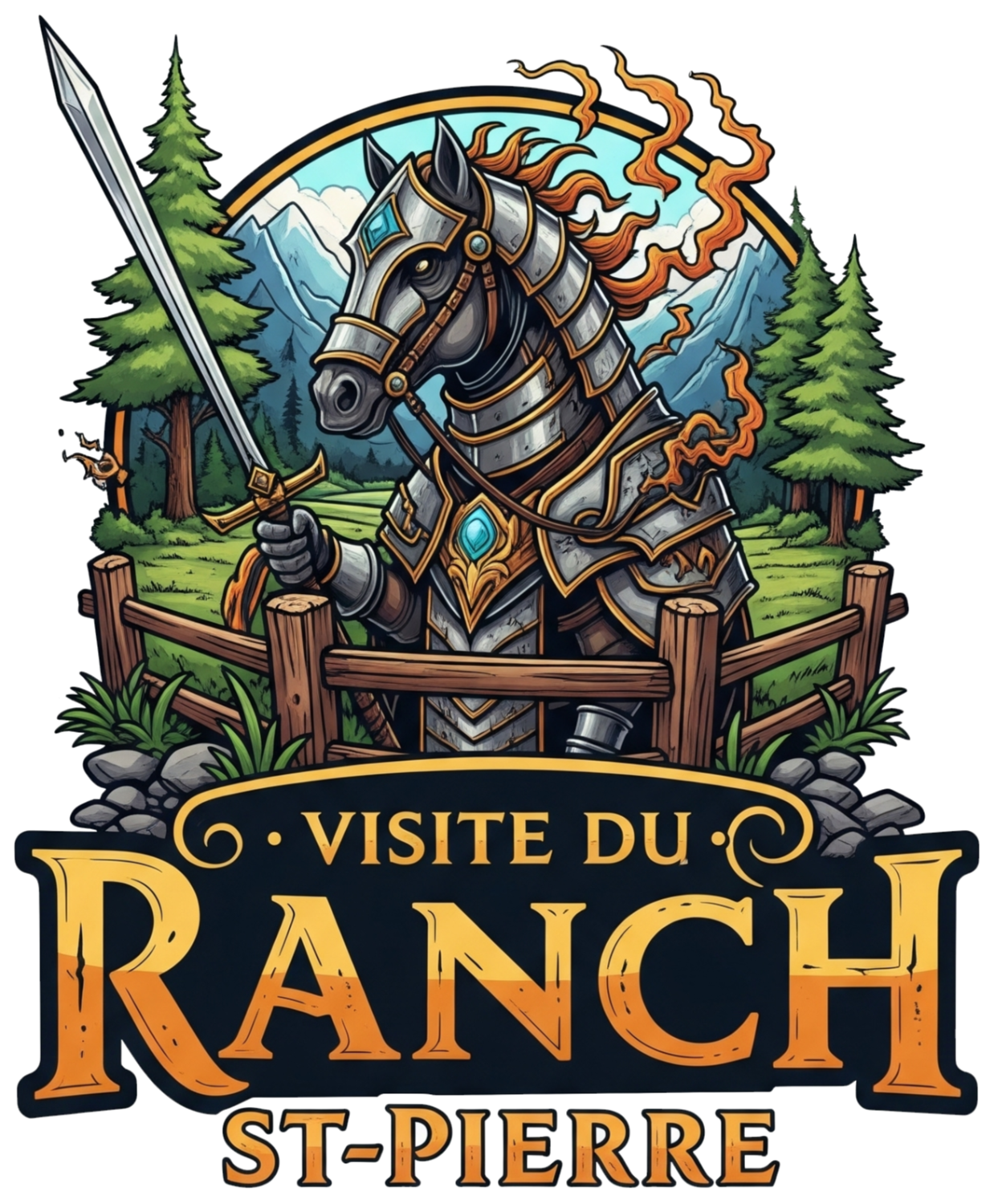 Visite du Ranch Saint-Pierre !