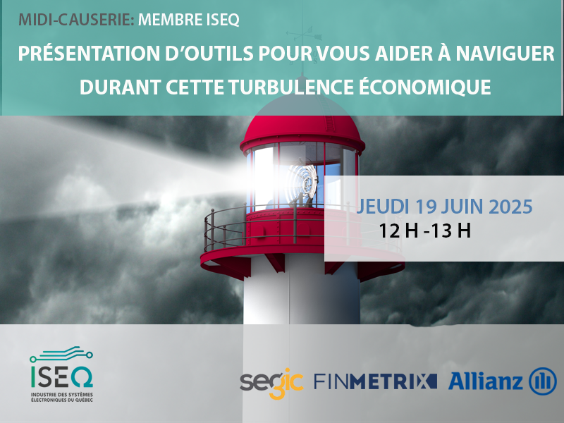 Membre ISEQ: dîner causerie Présentation d'outils pour vous aider à naviguer durant cette turbulence économique