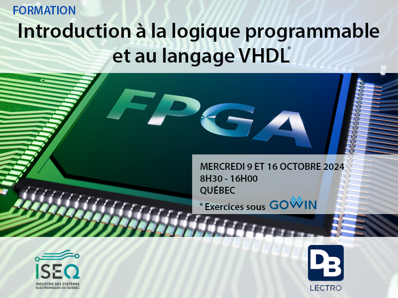 Formation Introduction à la logique programmable et au langage VHDL