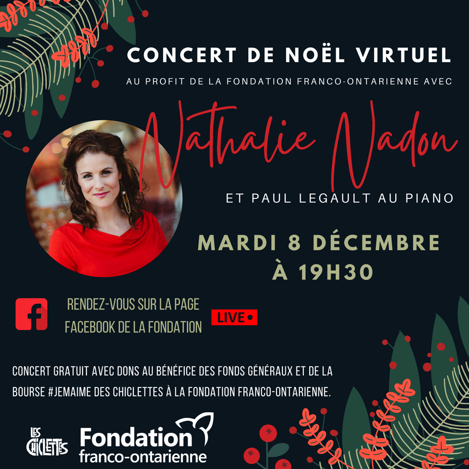 Concert de Noël Virtuel de la Fondation et des Chiclettes