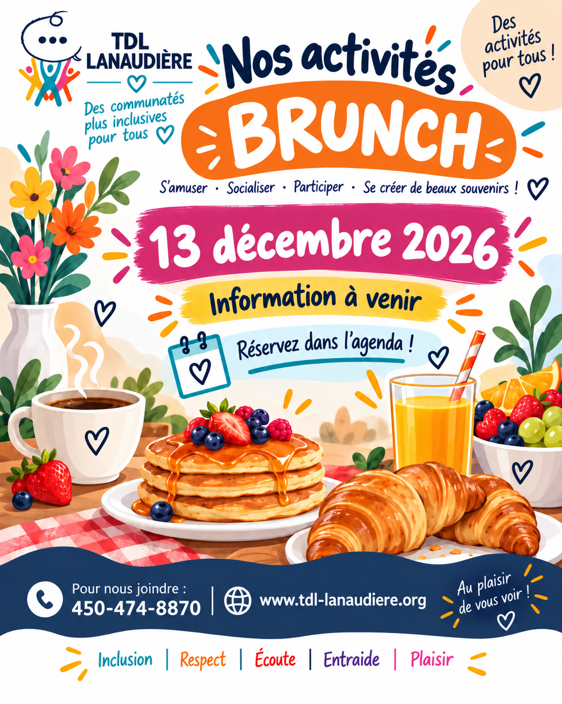 Brunch 13 decembre 2026