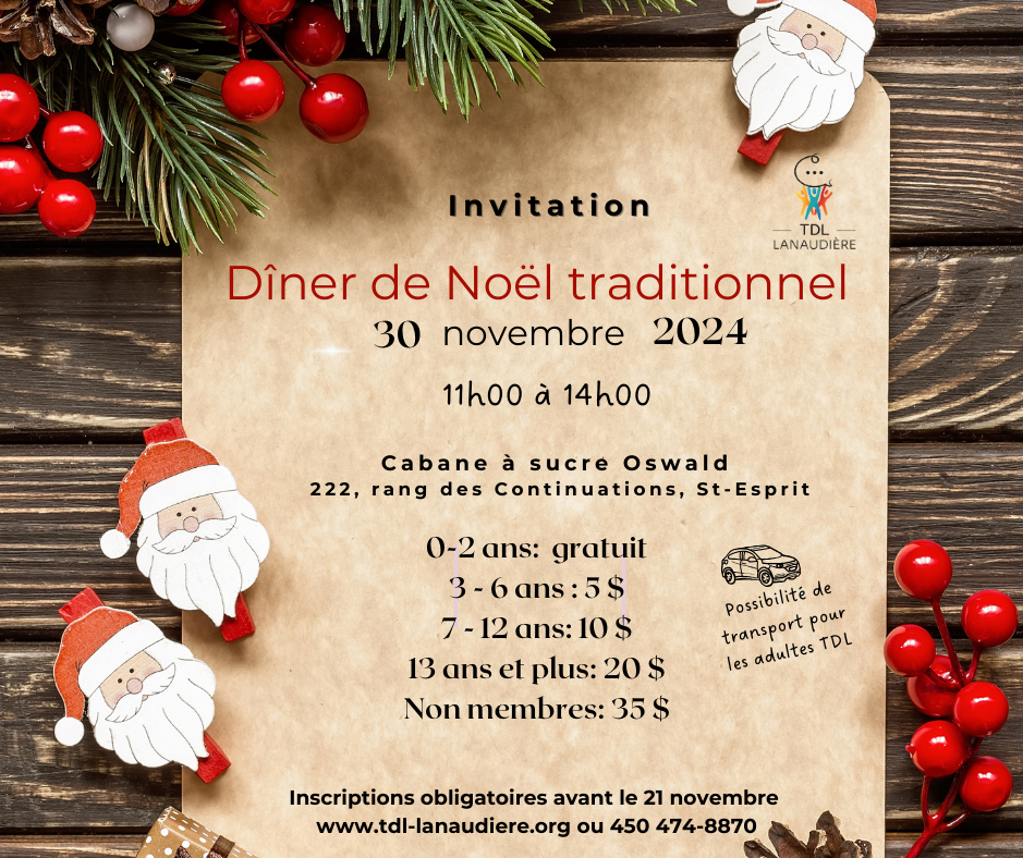 Dîner de Noël traditionnel