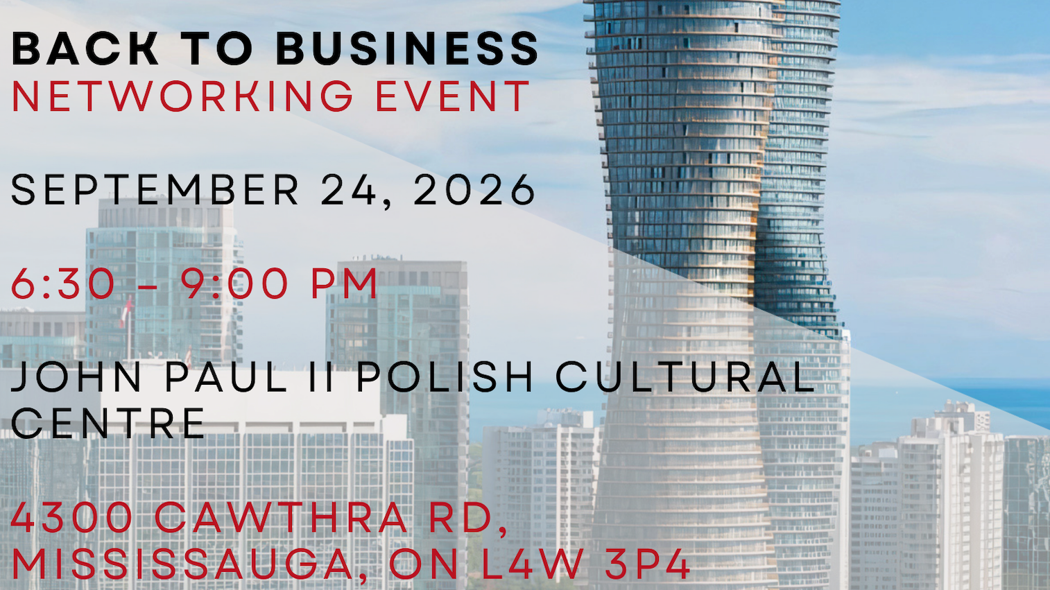 Back To Business Networking Event