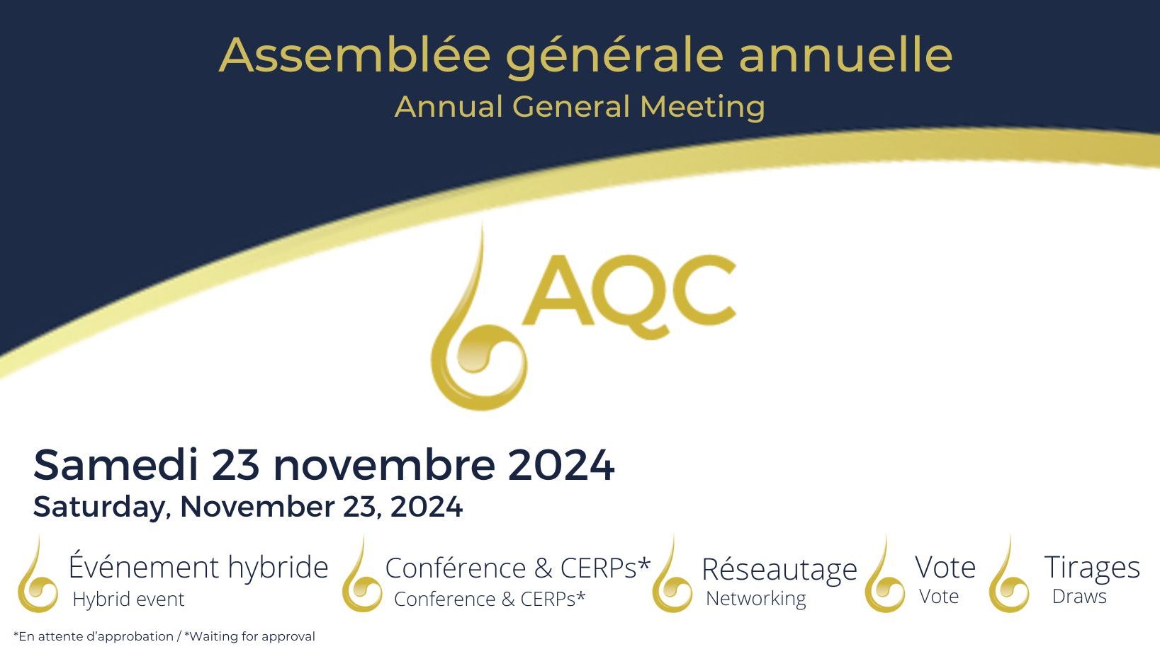 Assemblée générale annuelle 2024 - en présentiel