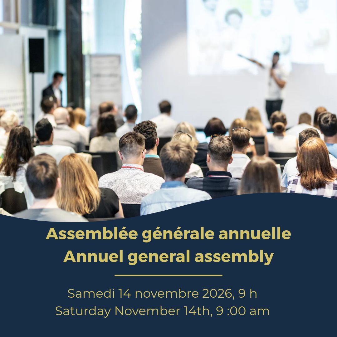 Présentielle - Assemblée générale annuelle 2026