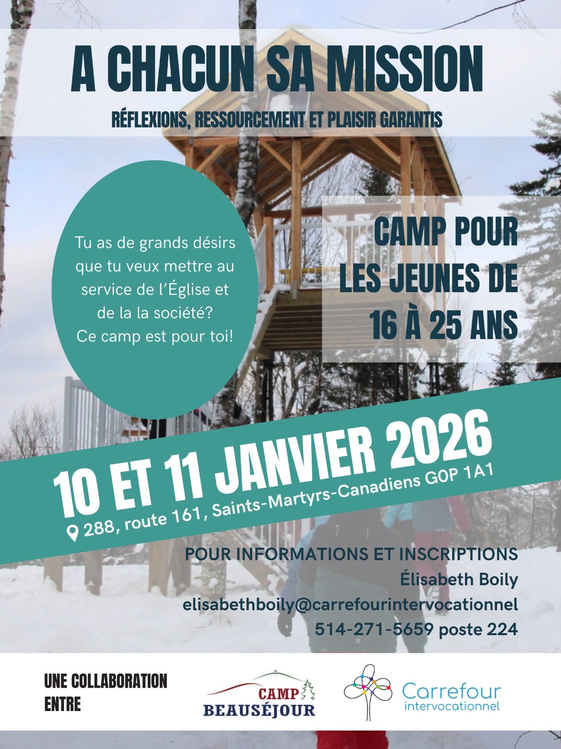 Camp : À chacun sa mission