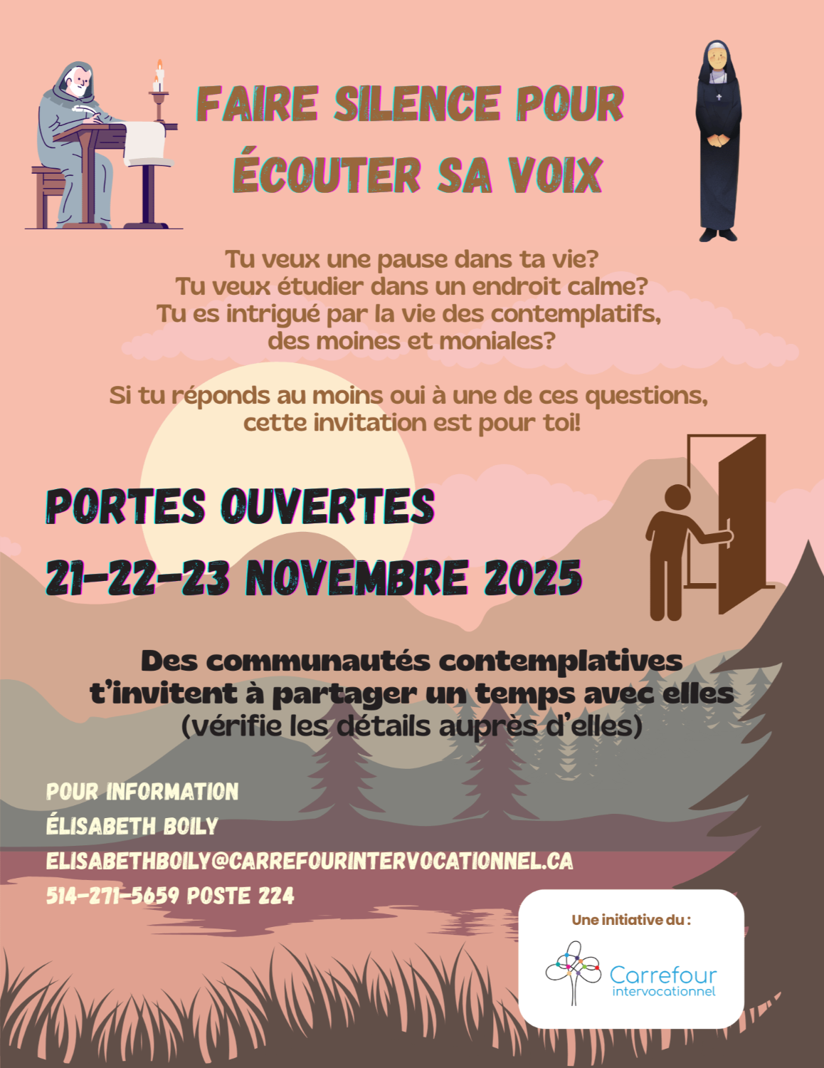 Journée mondiale de la vie contemplative : portes ouvertes