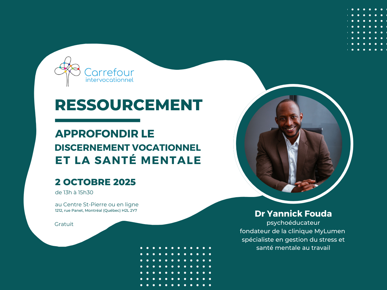 Ressourcement : Approfondir le discernement vocationnel et la santé mentale