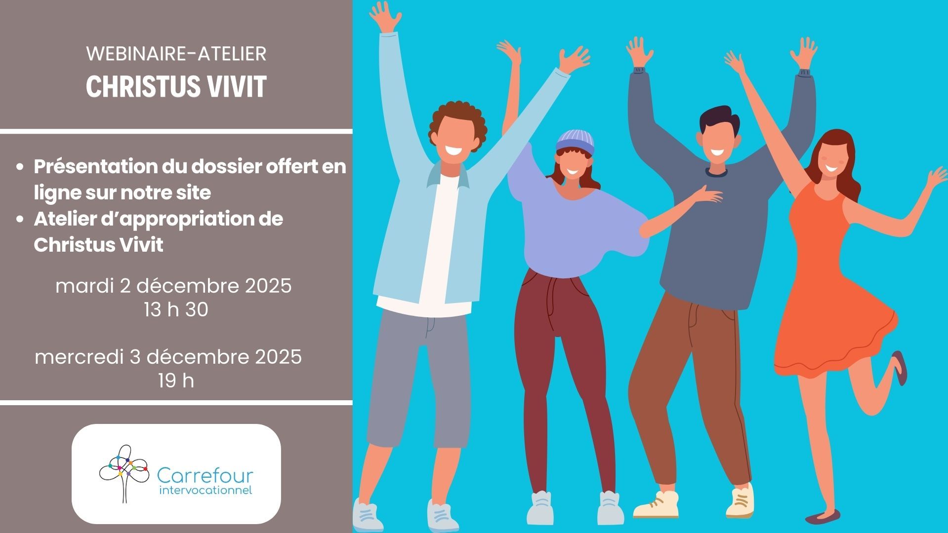 Webinaire-Atelier du 2 décembre 2025 : Christus Vivit