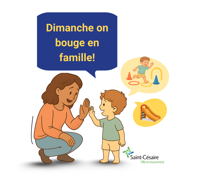 Dimanche on bouge en famille Saint-Césaire parents / enfants 0-7 ans