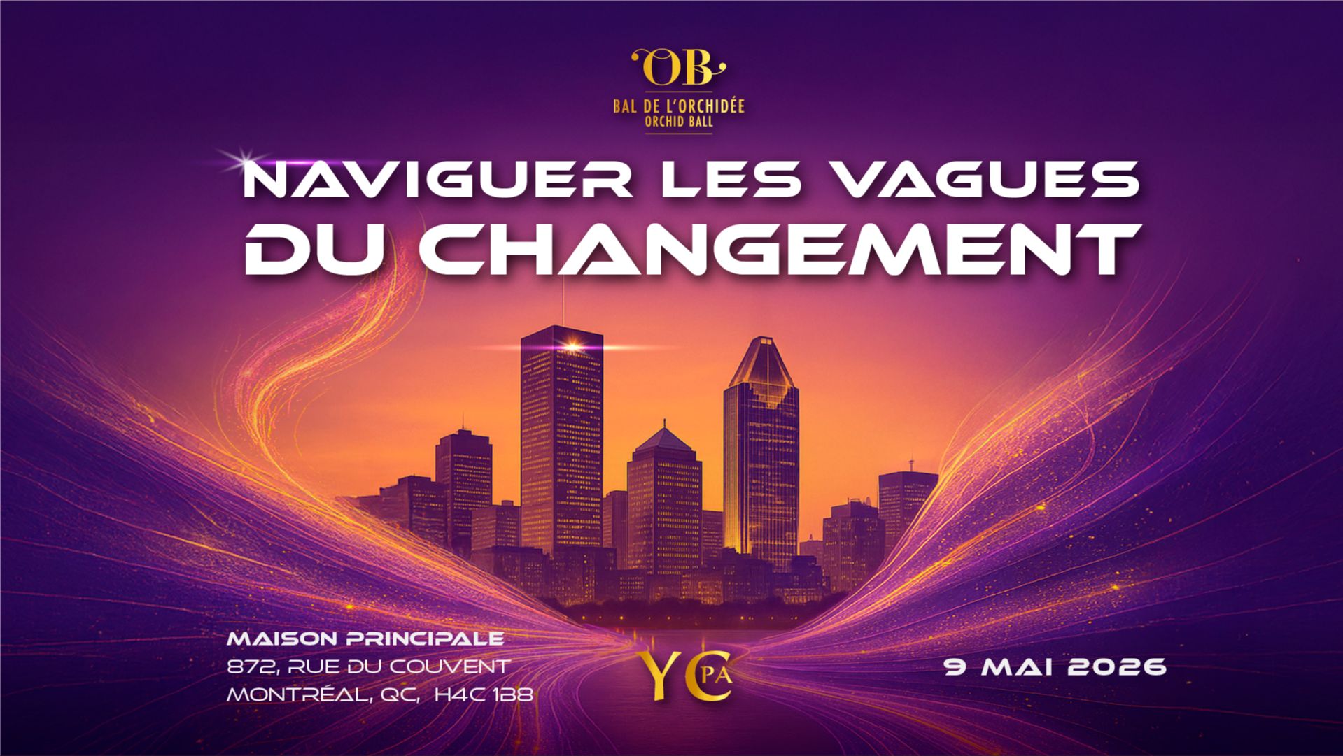Bal de l'Orchidée 2026 - Naviguer les vagues du changement