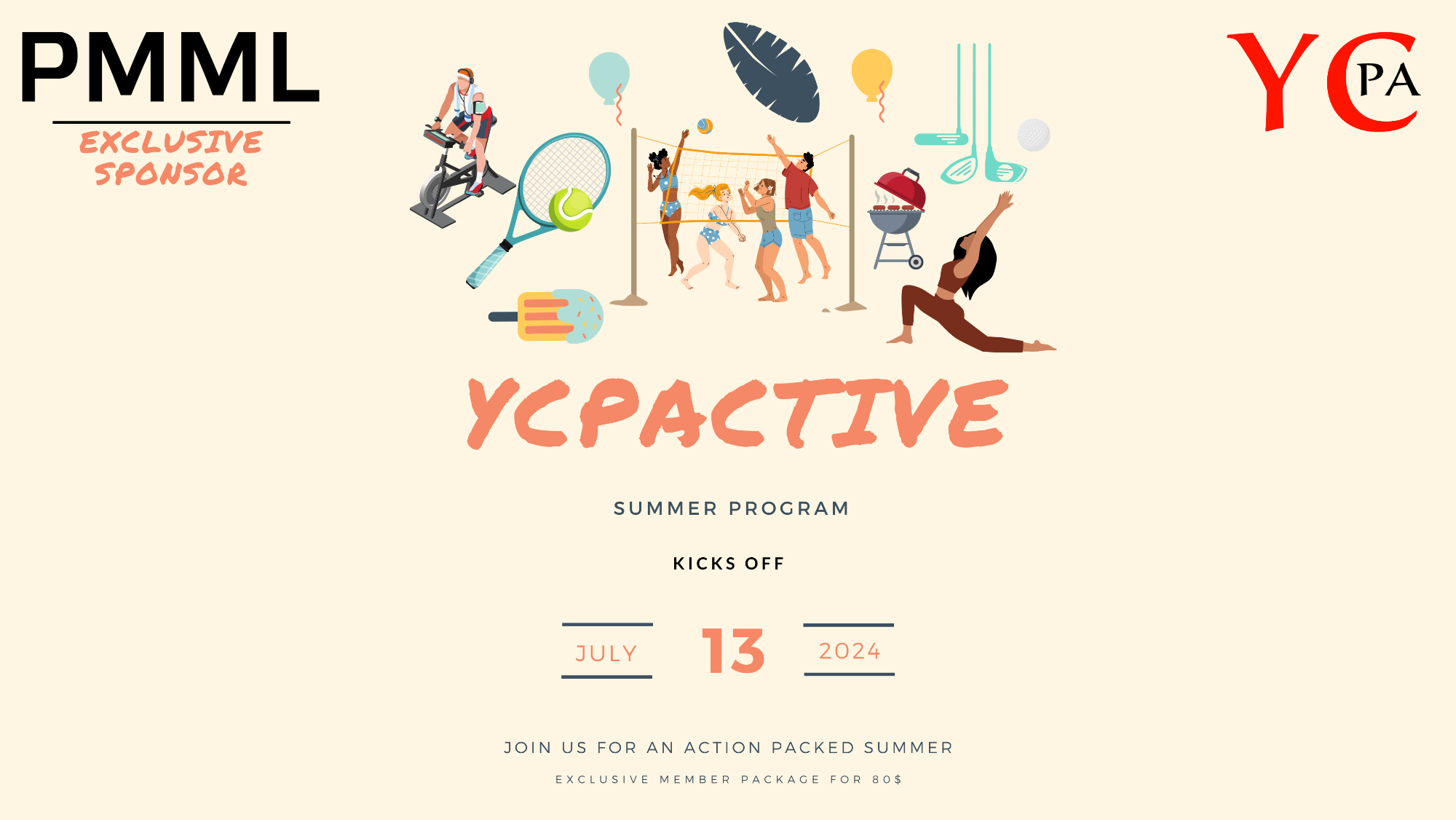 MEMBER ONLY - YCPActive - Summer Program Bundle