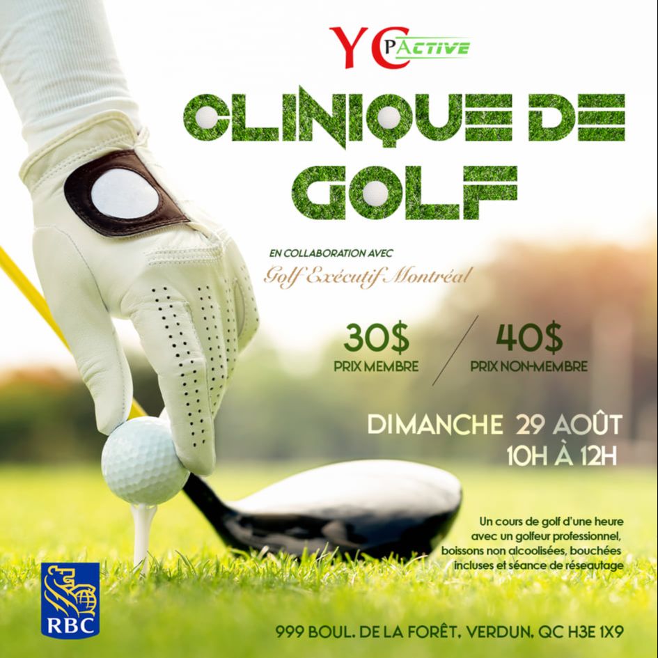 YCPActive – Clinique de Golf