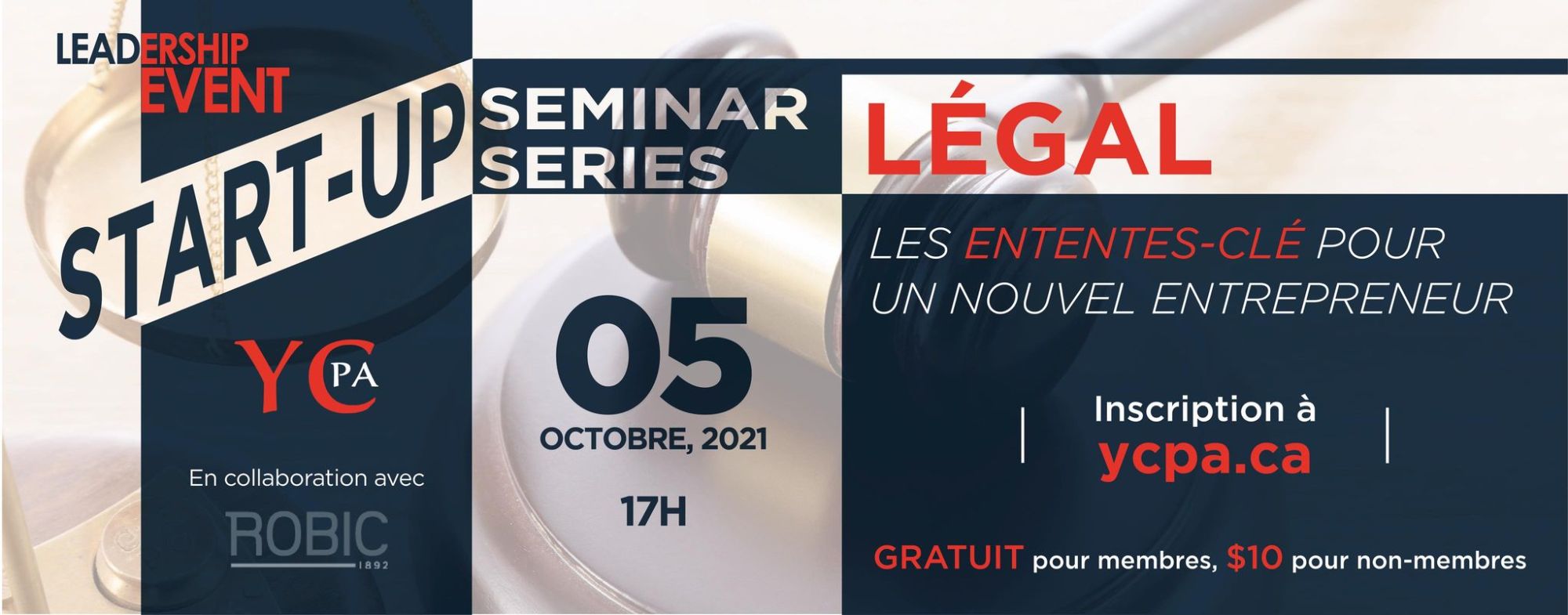 Leadership Event - Startup Seminar Series - Legal
