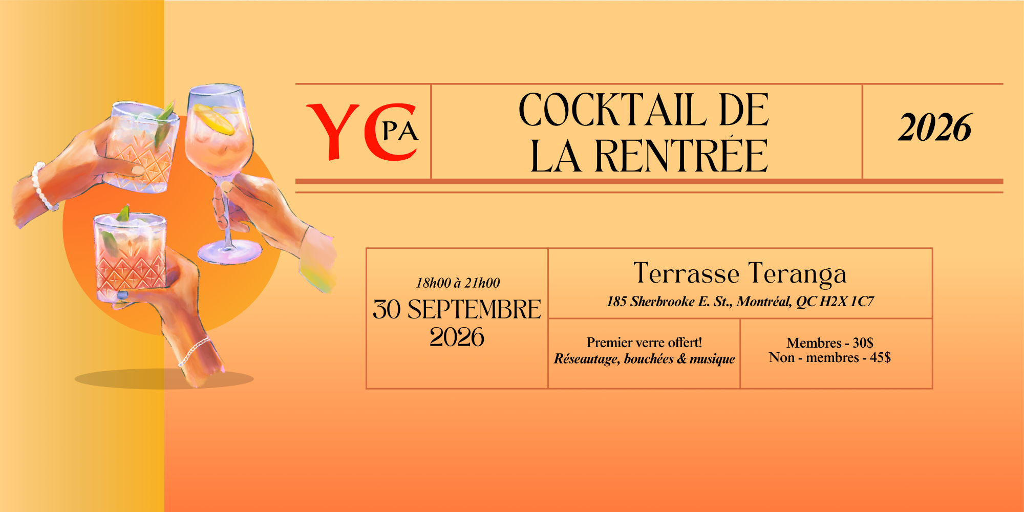 Cocktail de la rentrée 2026