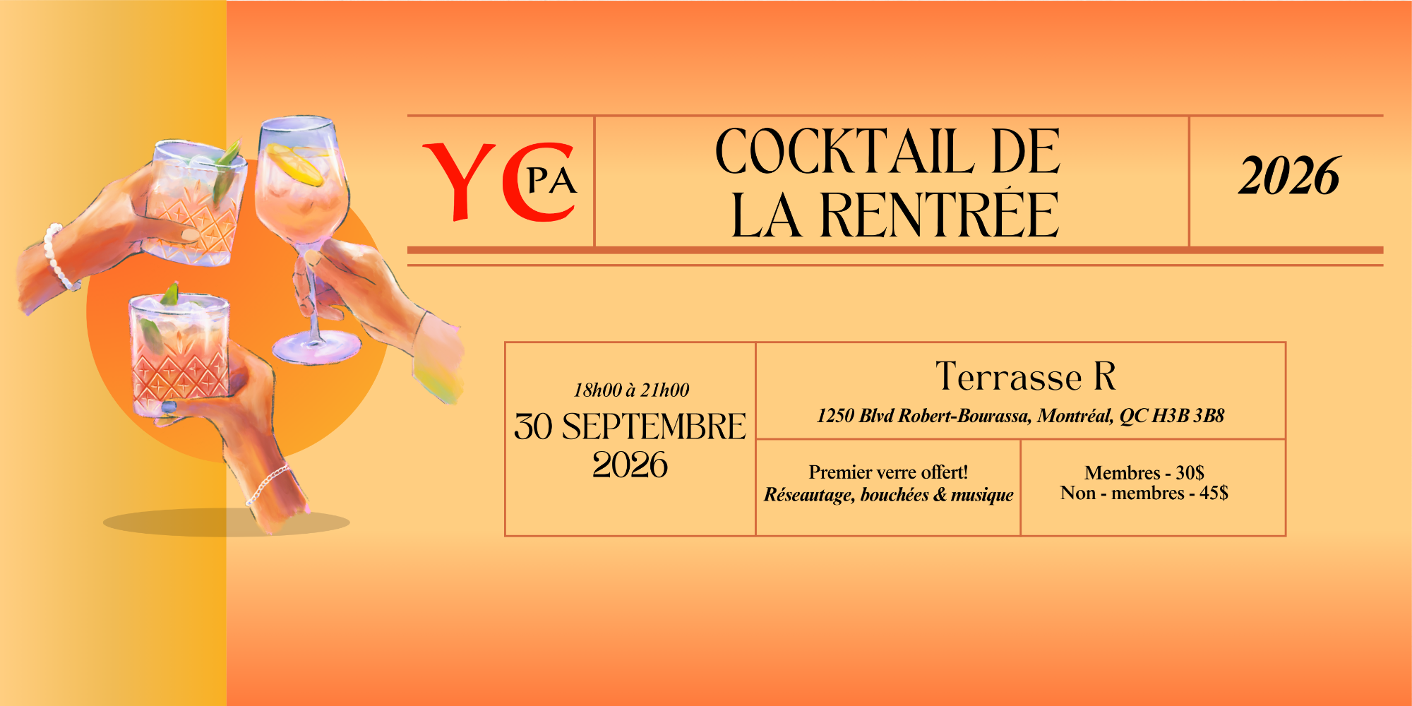 Cocktail de la rentrée 2026