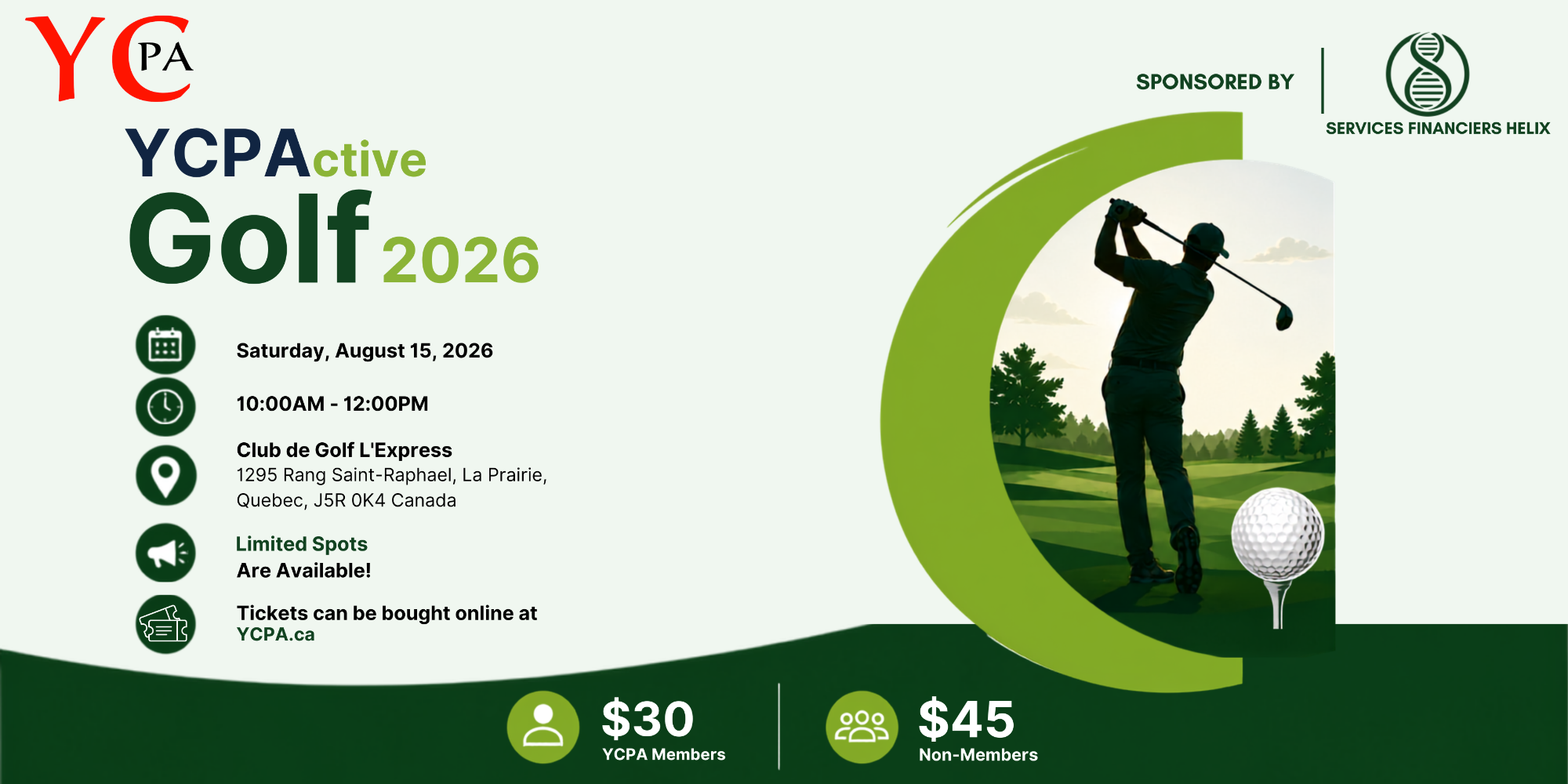 YCPActive - Golf 2026