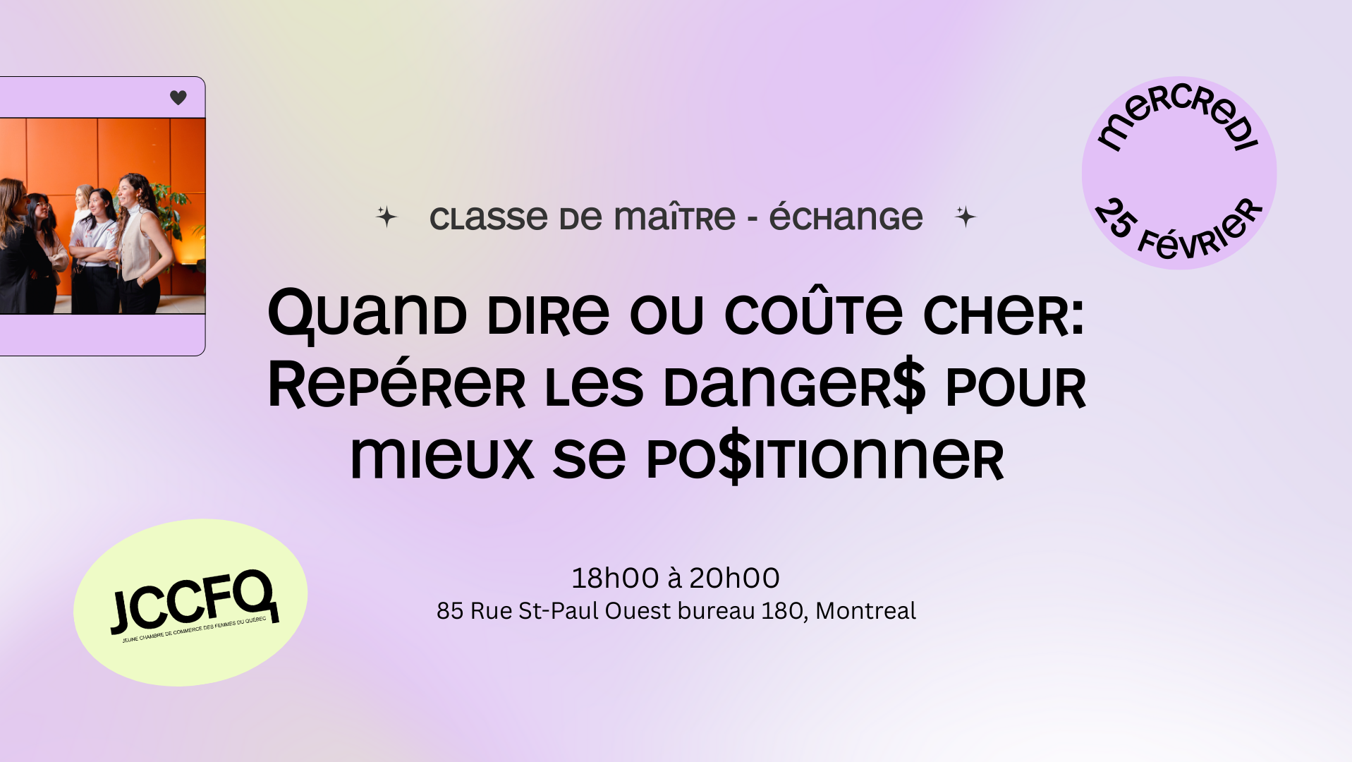 Quand dire OUI coûte cher : repérer les danger$ pour mieux se po$itionner