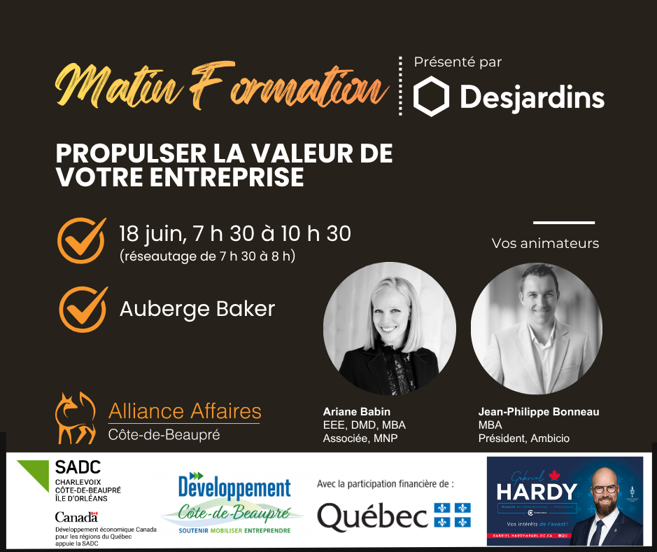 Propulsez la valeur de votre entreprise